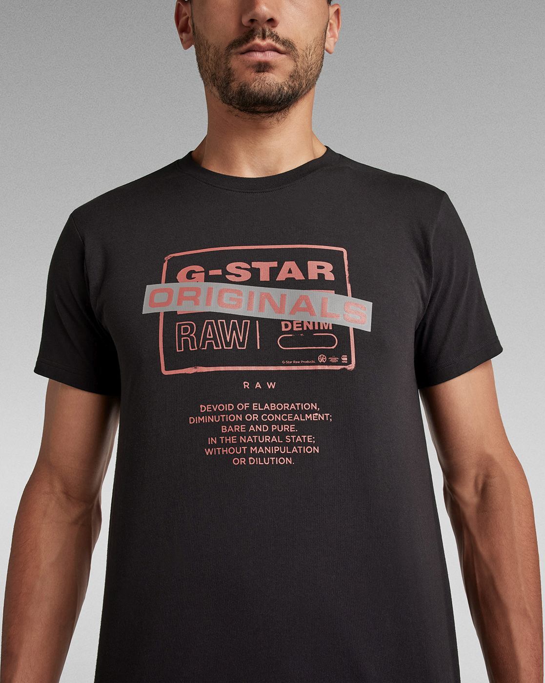 Buy Black Tshirts for Men G STAR RAW Online | Ajio.com