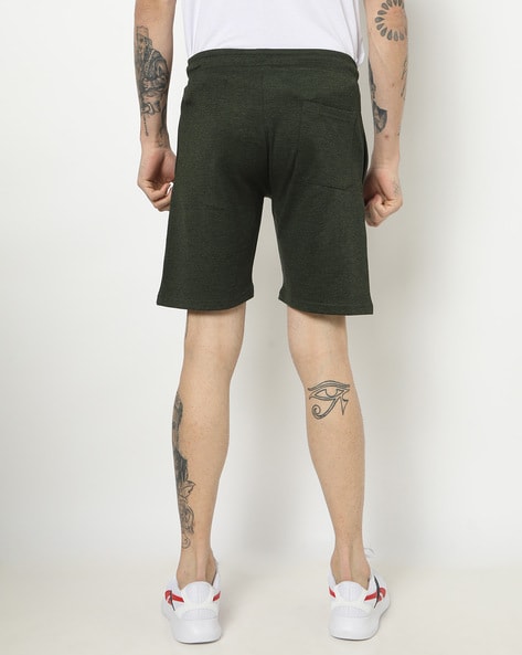 Light Grey casual premium popcorn shorts for men  Albatross Clothing