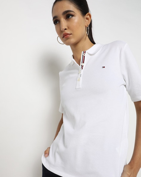 Women Tshirts Tommy Hilfiger Polo - Buy Women Tshirts Tommy Hilfiger Polo  online in India