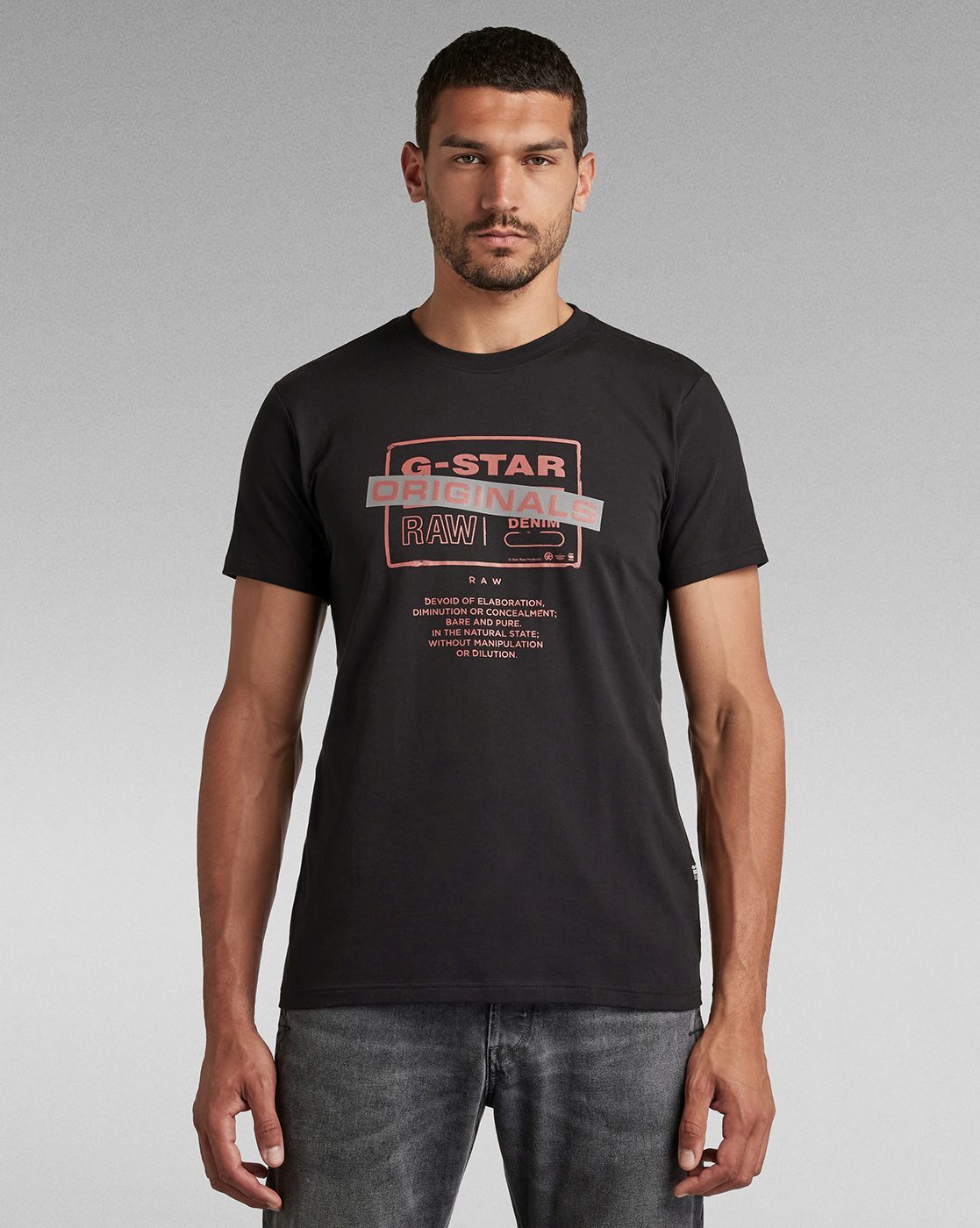 Buy Black Tshirts for Men G STAR RAW Online | Ajio.com