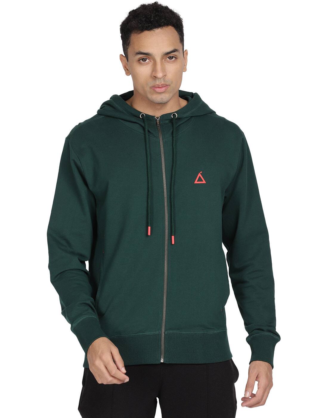 Buy Olive Sweatshirt u0026 Hoodies for Men by KRA Online | Ajio.com