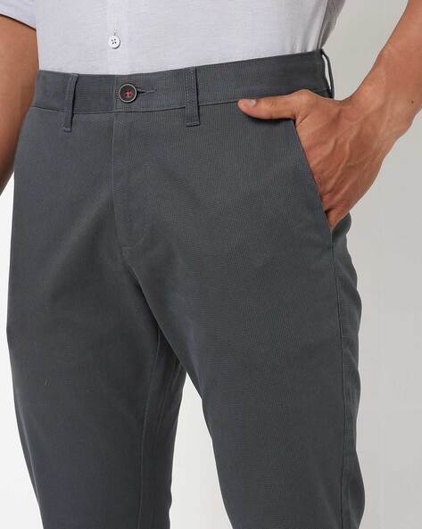 Mancrew Formal Pants For Men Pack of 3 Dark Grey Black Cream