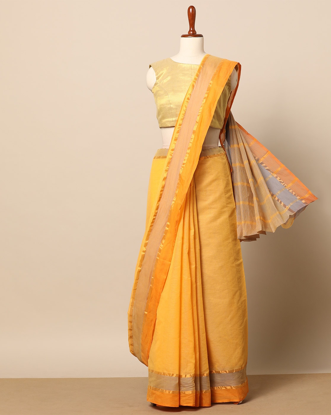 Pure Tussar Georgette Handloom Banarasi Turkish Saree – Khinkhwab