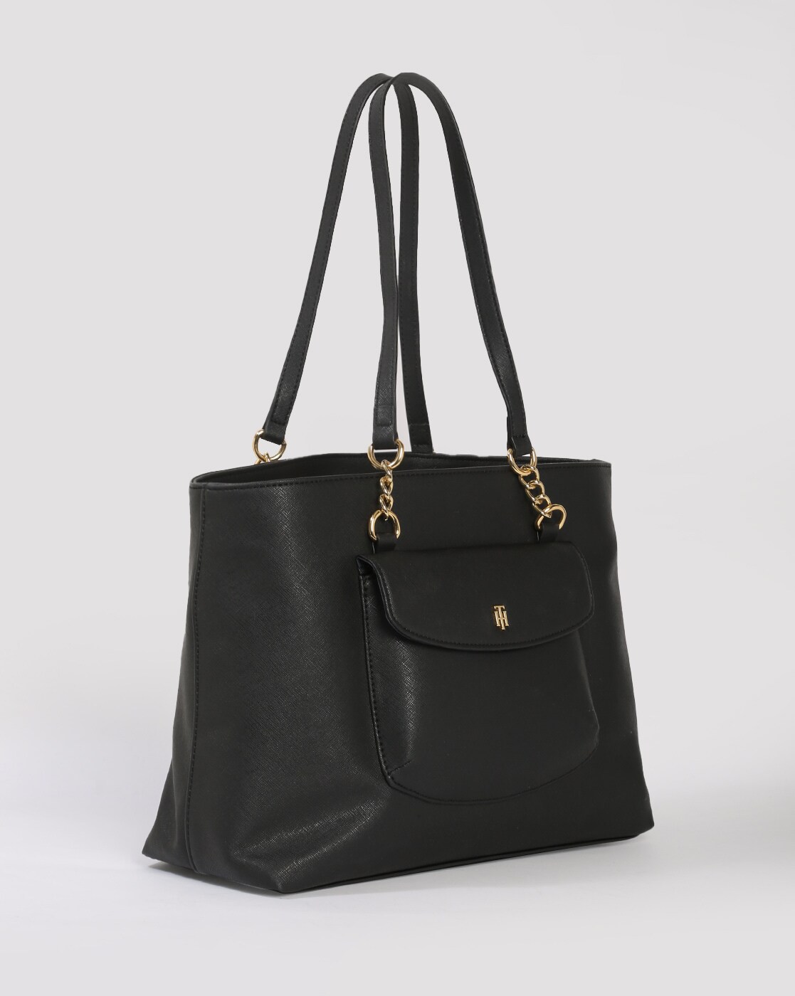 tommy hilfiger black tote