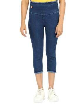 Buy Blue Trousers \u0026 Pants for Women by 