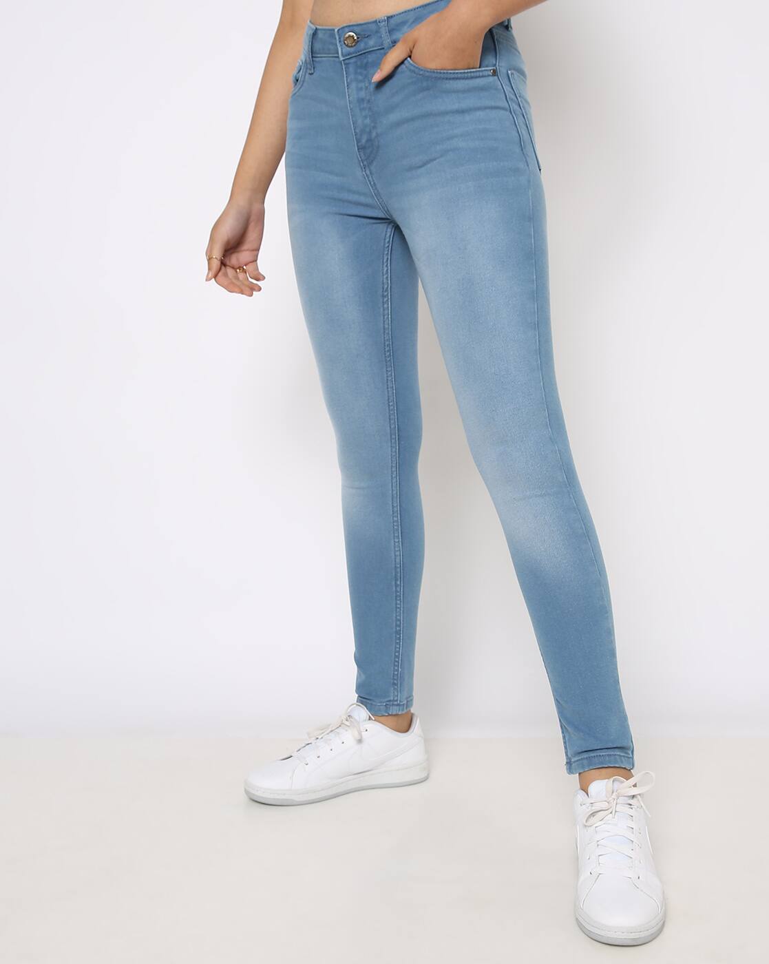 Buy Blue Jeans \u0026 Jeggings for Women by PROJECT EVE Online | Ajio.com