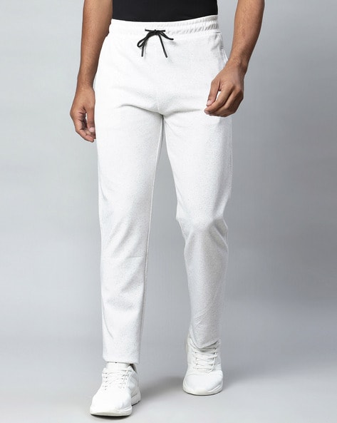 Buy US Polo Assn Denim Co Men White Mid Rise Logo Print Solid Track  Pants  NNNOWcom