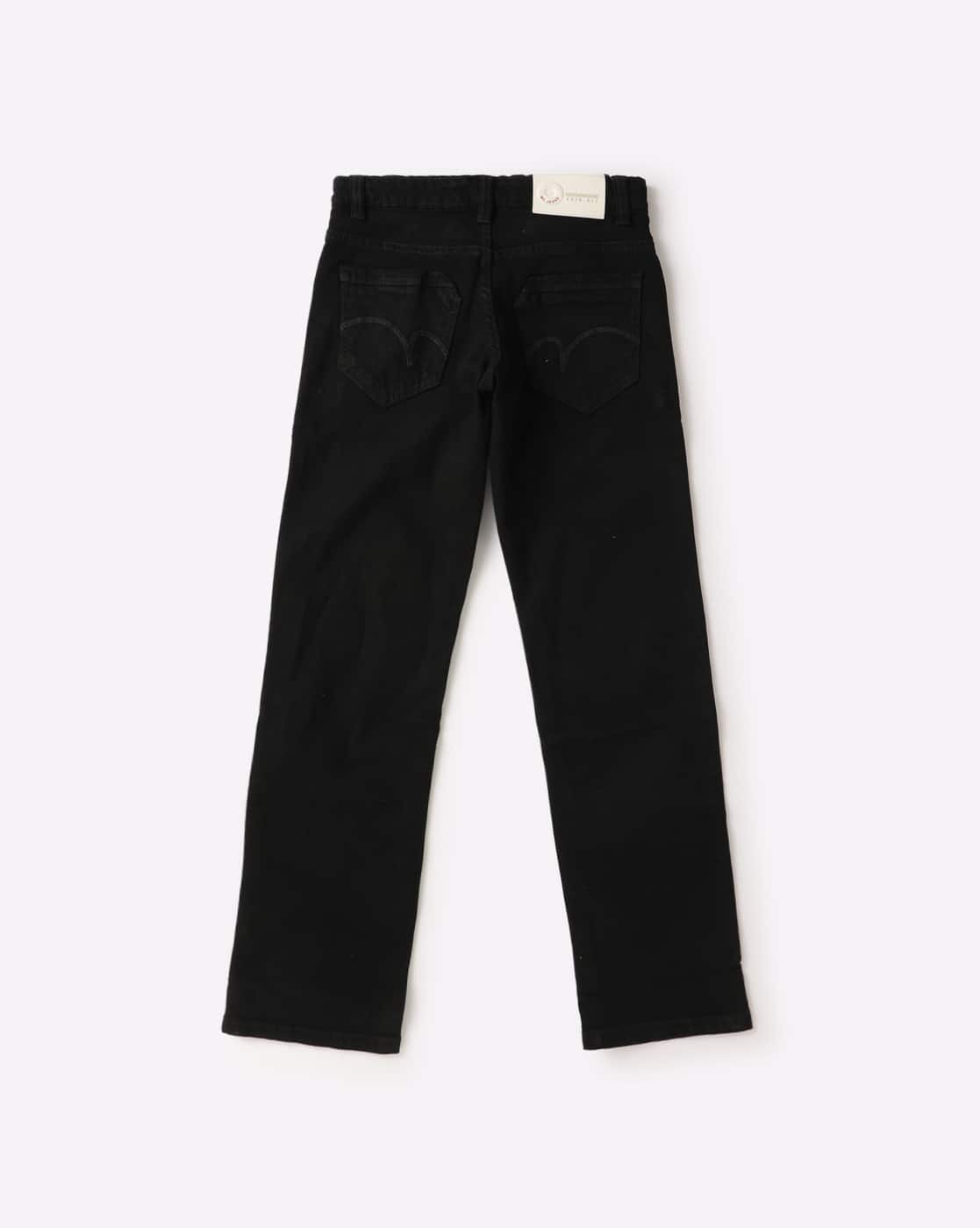 Buy Black Jeans for Boys by MONTE CARLO 