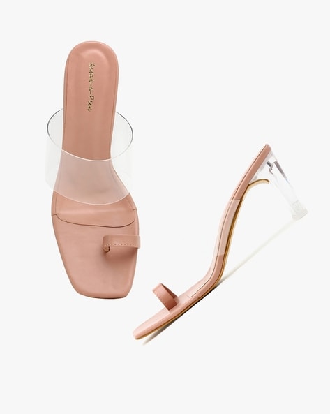 Chic and Trendy Zara Transparent Heels