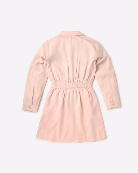 Shirt Dress with Flap-Pockets view 2