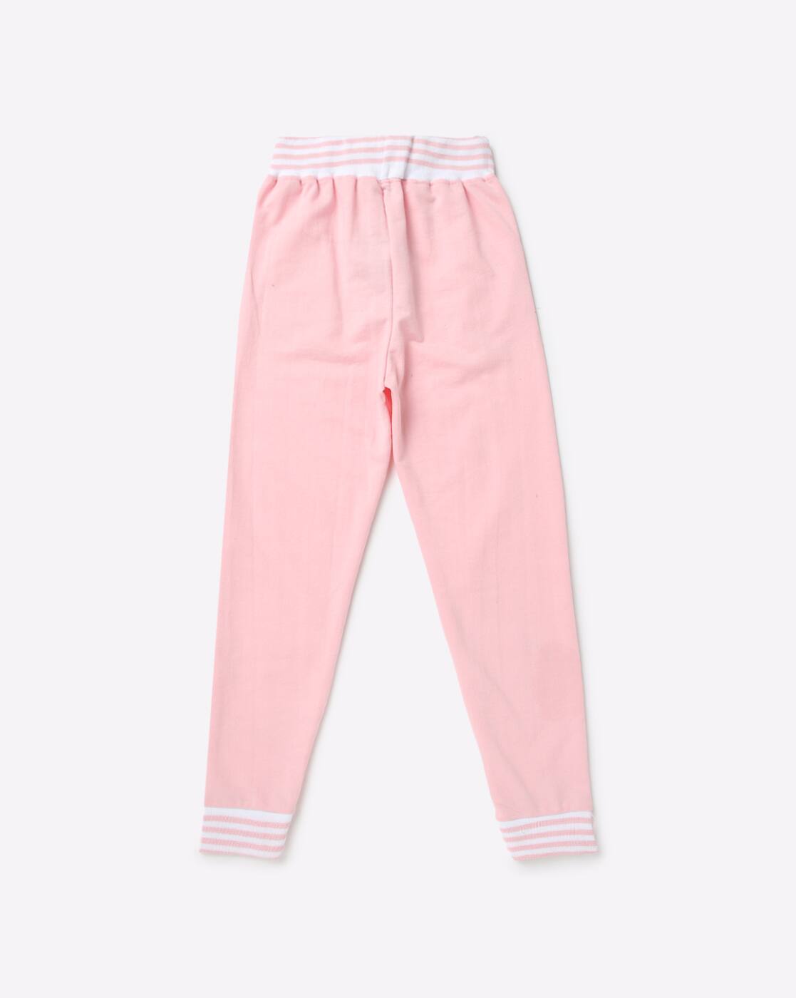 Buy Pink Trousers & Pants for Girls by GAME BEGINS Online | Ajio.com