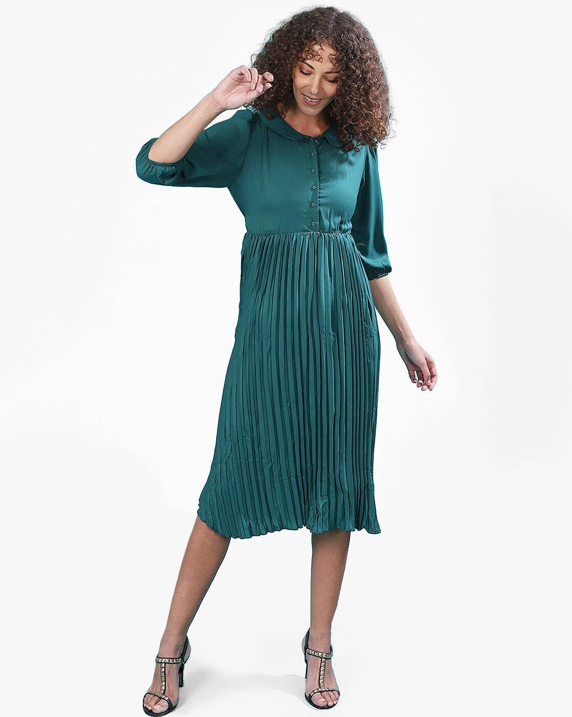 Buy Green Dresses for Women by Campus Sutra Online