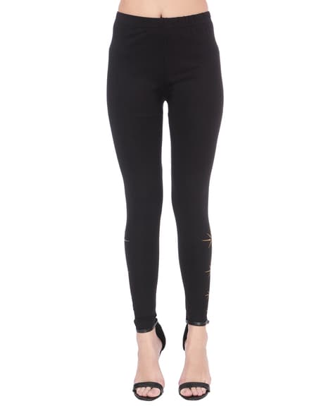 Buy Lux Lyra Ankle Length Legging L180 Black Plus Free Size Online at Low  Prices in India at Bigdeals24x7.com