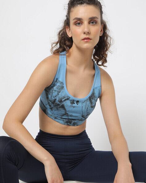 Reebok Printed Racerback Sports Bra