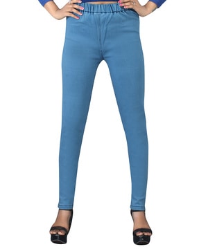Mid Waist Blue Angel Fab Broad Belt Jeggings for Women, Casual Wear, Slim  Fit at Rs 599 in Ahmedabad
