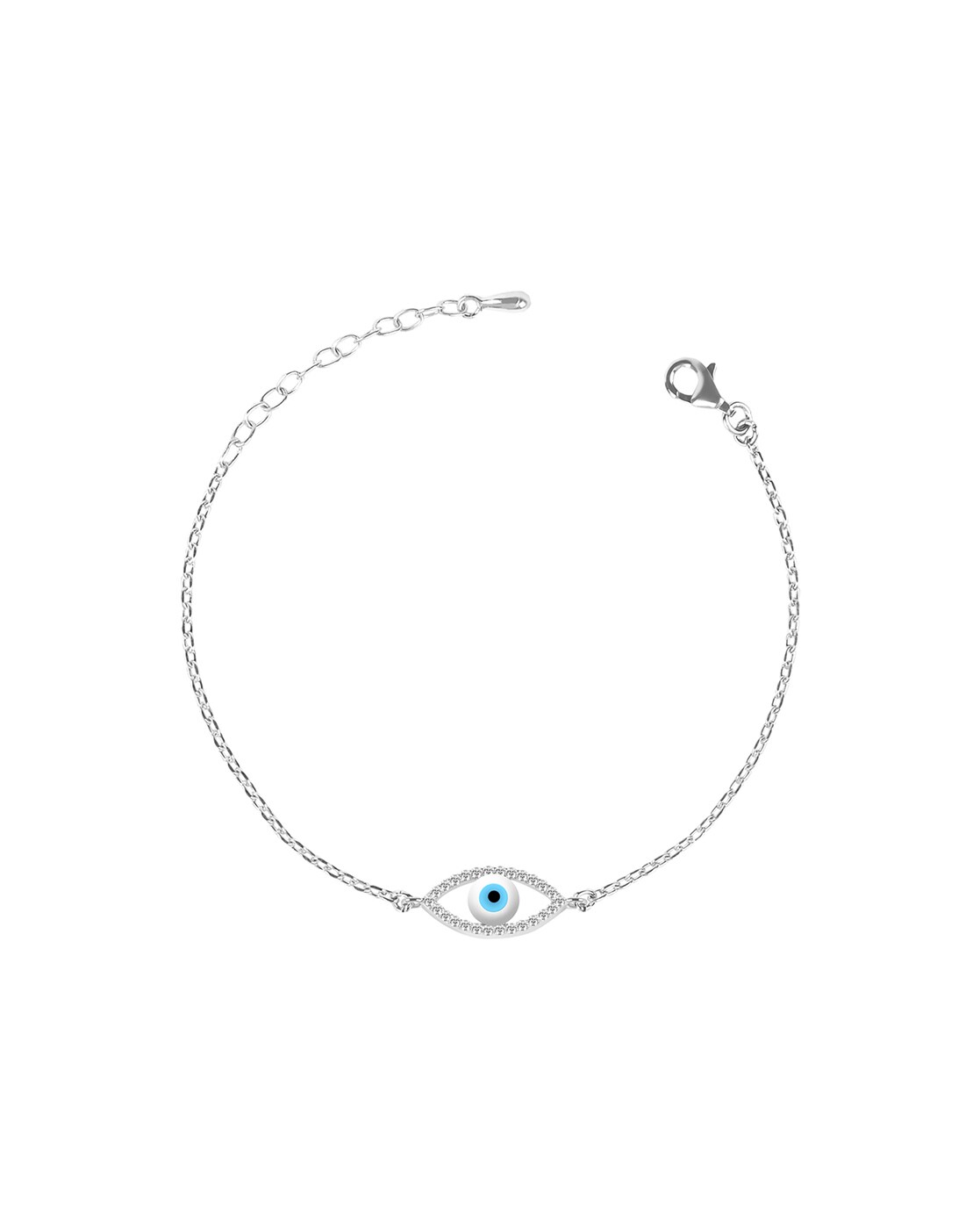 turkish eye bracelet silver