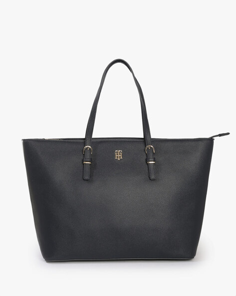 Tommy hilfiger navy on sale blue tote bag