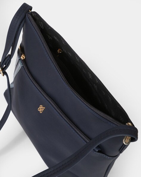 Brand - Solimo Sling Bag (Navy Blue) : : Fashion