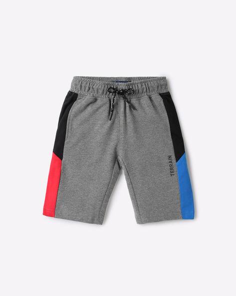 Heathered Bermuda Shorts with Side Taping