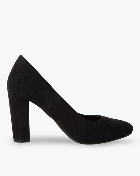 Buy Black Heeled Shoes for Women by COMFORT PLUS by Payless Online Ajio