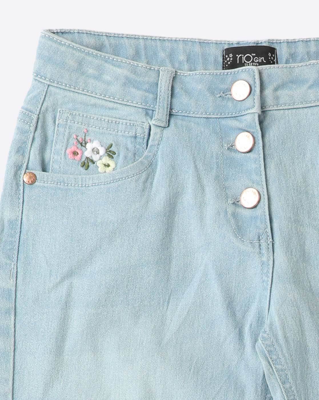 Buy Blue Jeans & Jeggings for Girls by RIO GIRLS Online