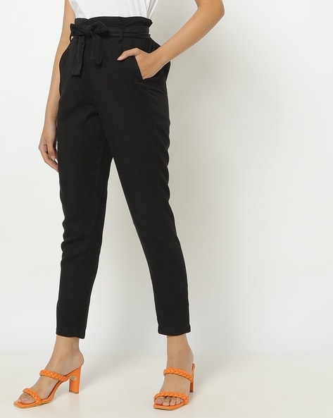 Buy Black High Waist Pants For Women Online in India  VeroModa