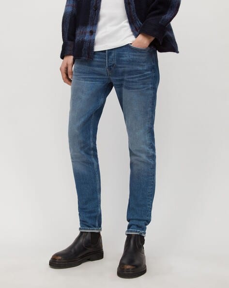 Rex Slim Fit Mid-Wash Jeans
