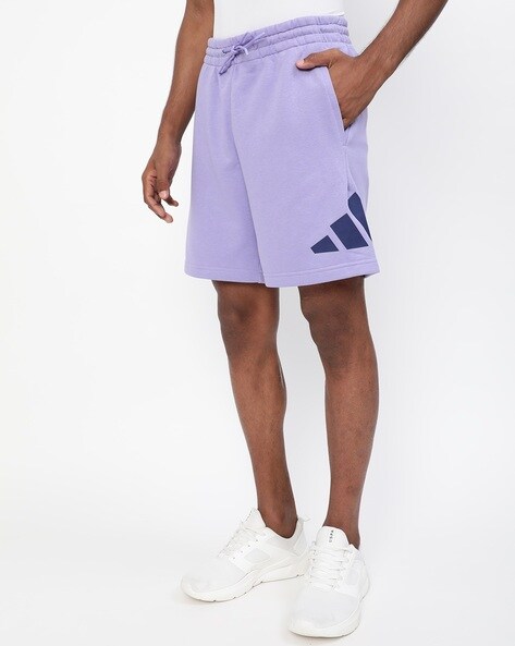 purple adidas shorts men