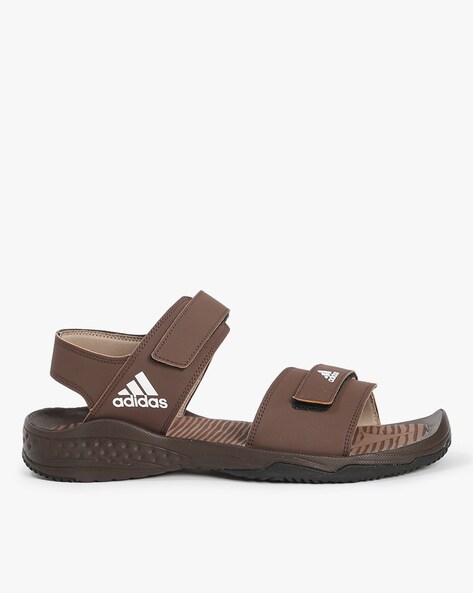 adidas sandals brown