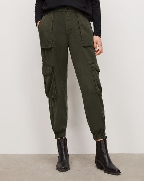 Buy Army Green Trousers  Pants for Women by ALL SAINTS Online  Ajiocom