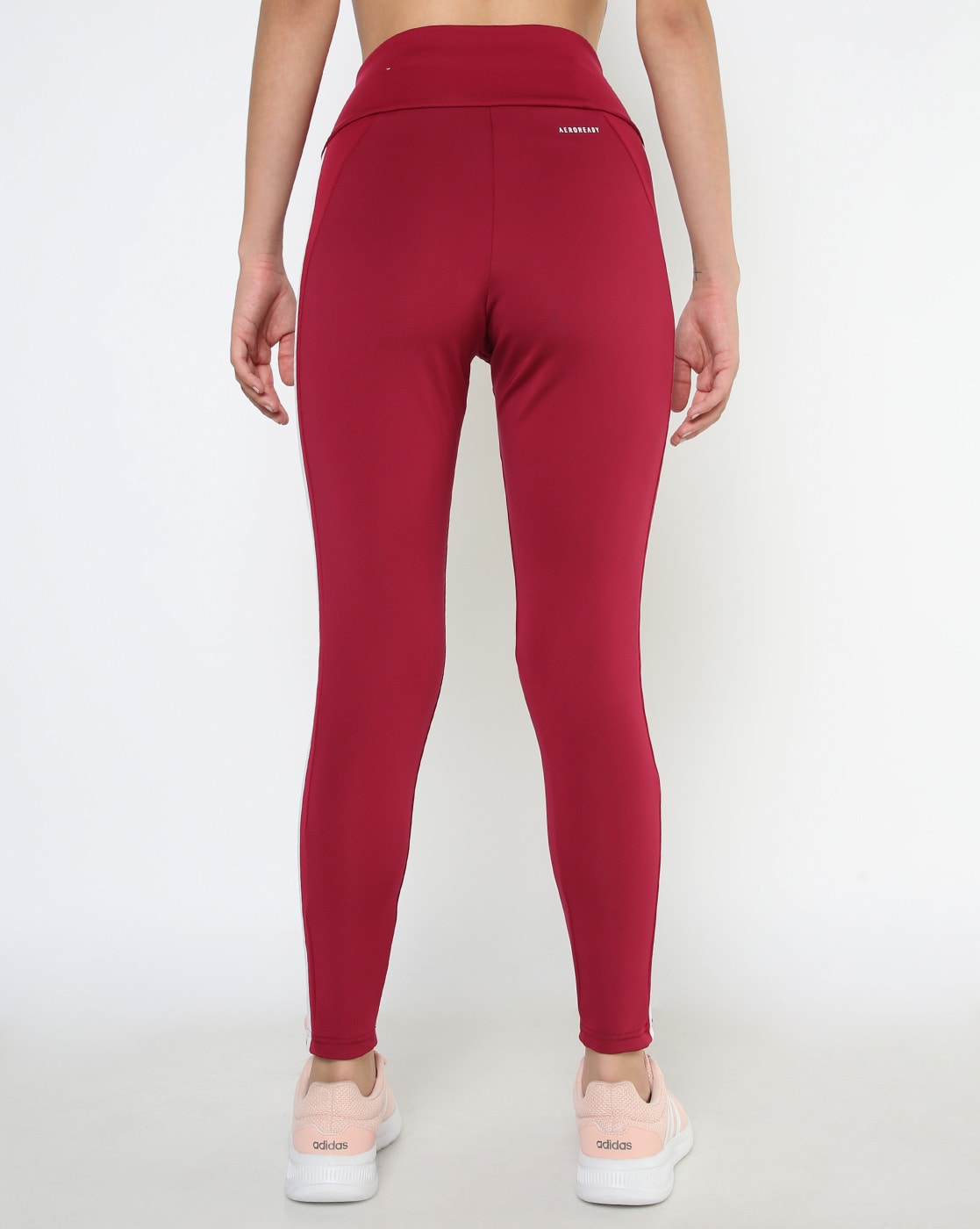 adidas Tf Glam 7/8 Leggings - Red | HR2944 | FOOTY.COM