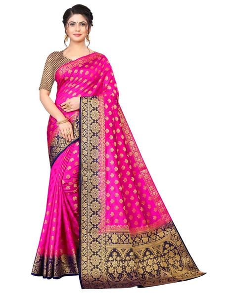 Net Pink Bollywood Party Wear Sarees at Rs 500/piece in Surat