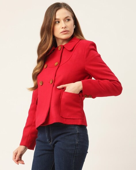 Discover 81+ ladies red blazer jacket super hot - in.thdonghoadian