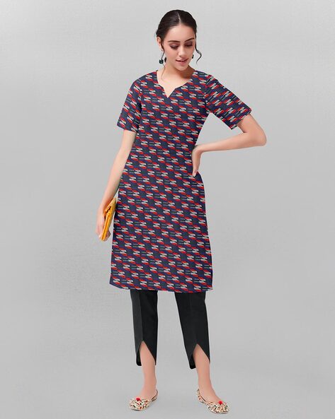 Short sleeve outlet kurti designs