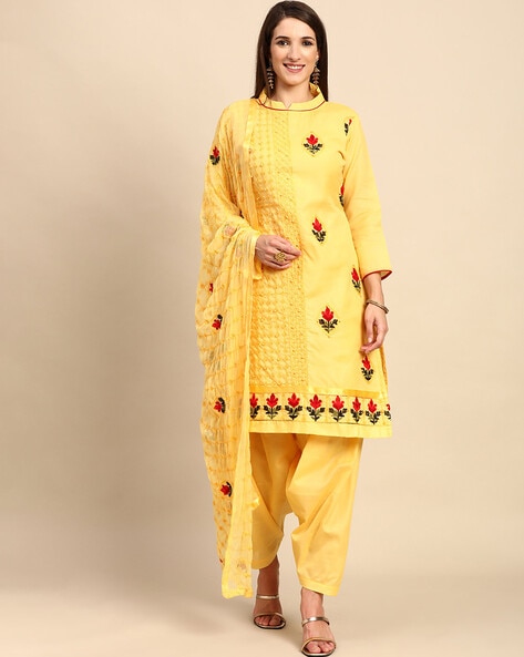 Indian Unstitched Dress Material Price in India