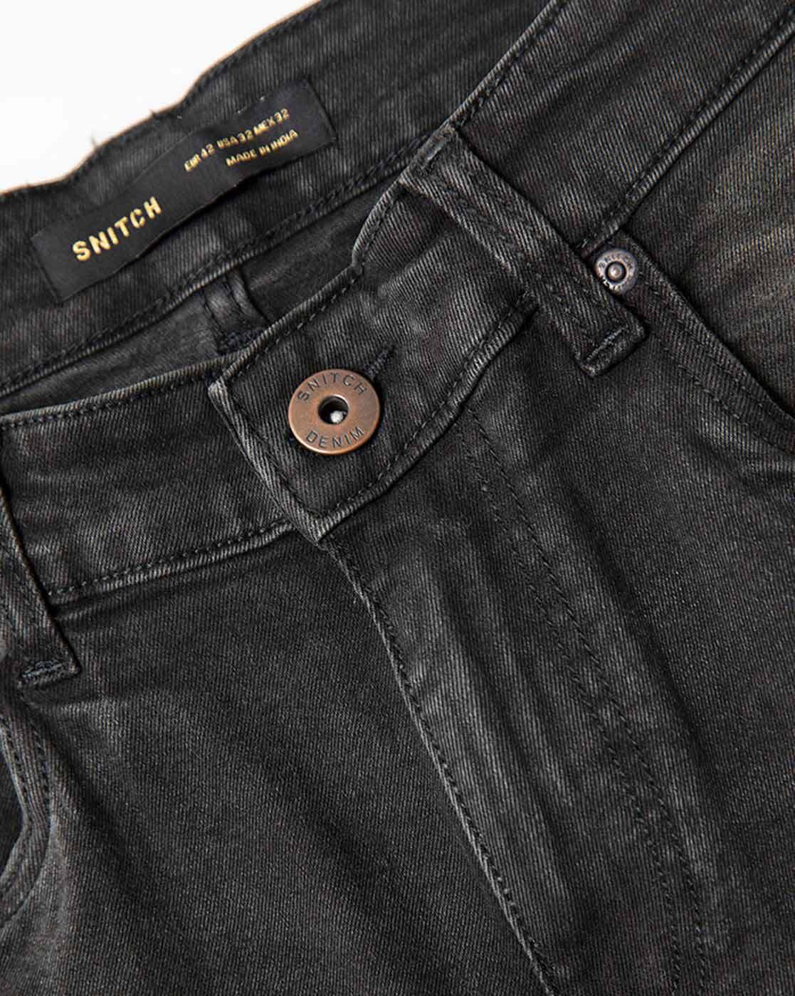 Buy Black Jeans for Men by SNITCH Online