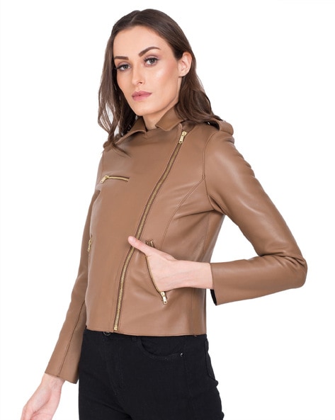Women's Leather Coat | KC Leather Signature Range - Simone - KC Leather Co.
