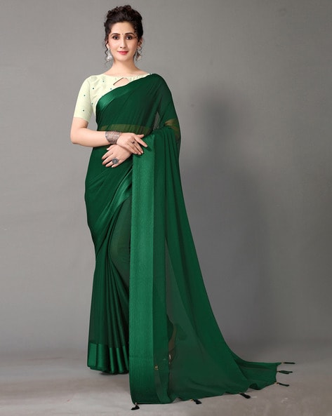 Pistachio | Simple saree designs, Cotton saree blouse designs, Sarees for  girls