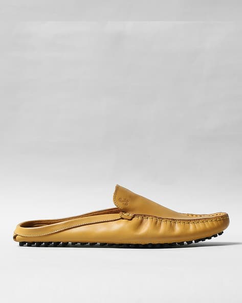 Loafers with Genuine leather upper With TPR Sole