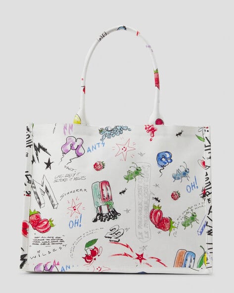 Borsa Donna Shopping Borsa Donna Printed Shoulder Bag