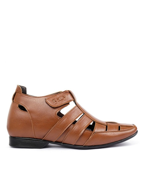 Buy Brown Sandals for Men by RIFFWAY Online | Ajio.com