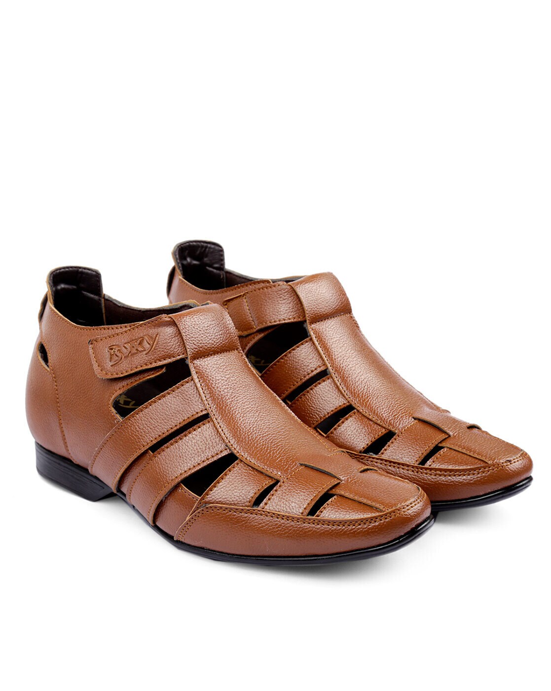 Buy Regal Cherry Men Textured Leather Slip On Sandals Online at Regal Shoes  | 8464816