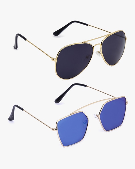 Chic Square-Frame UV400 Sunglasses - 2024 Fashion Trends with RX Custo – Glasses  India Online