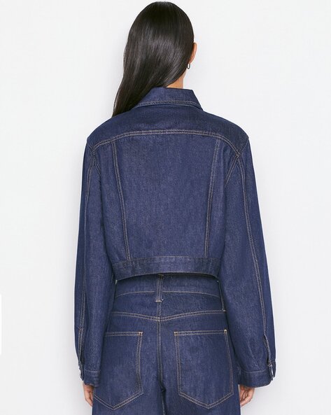 Denim on sale jacket ajio