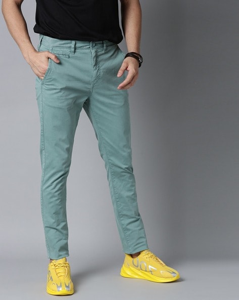 Low Classic Wide-leg Belt Loop Detailed Trousers In Blue | ModeSens