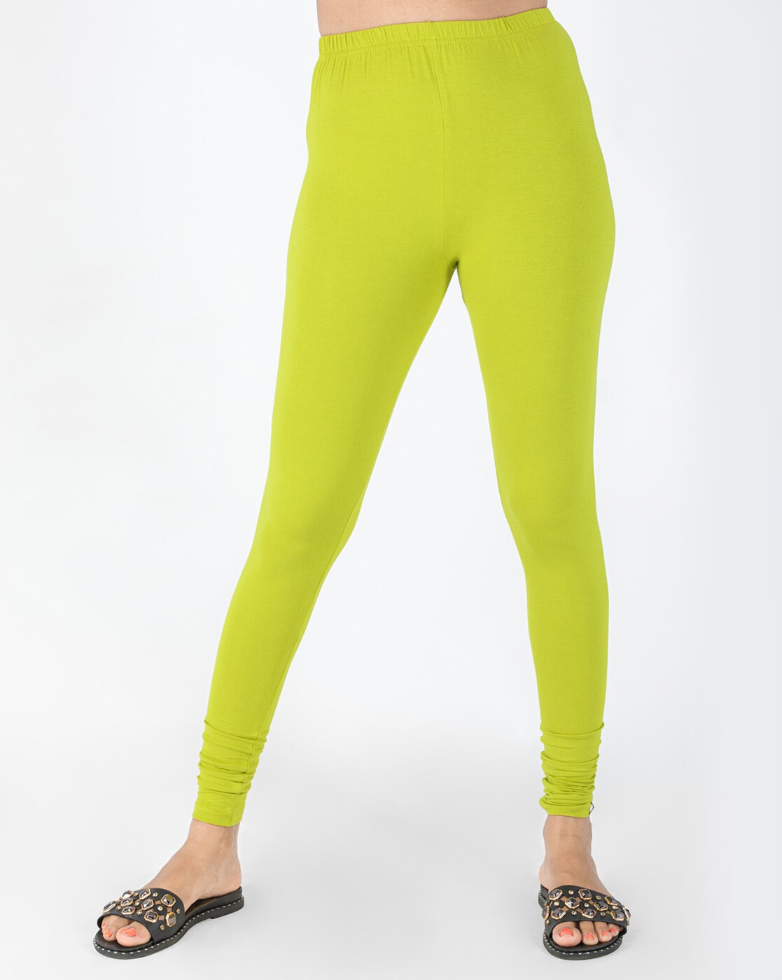 Fluorescent 2024 green leggings