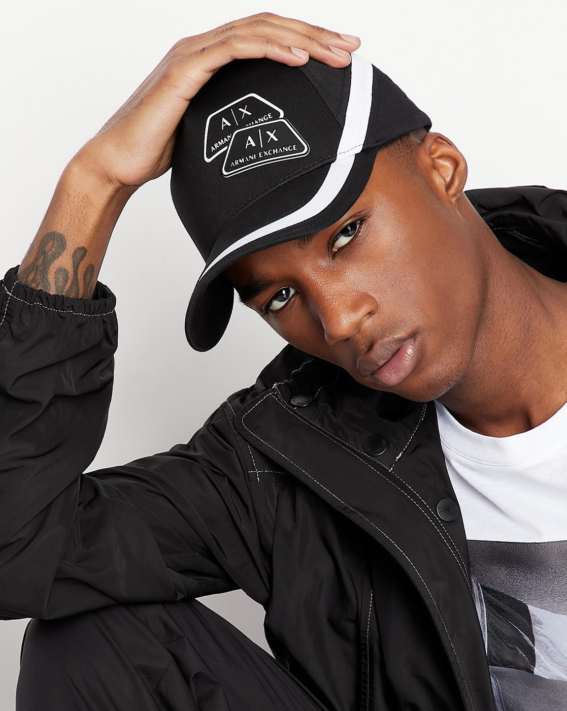 Buy Black Caps Hats for Men by ARMANI EXCHANGE Online Ajio