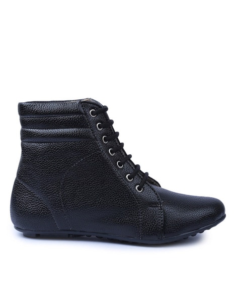 Valiosaa Lace-Up Ankle Length Boots