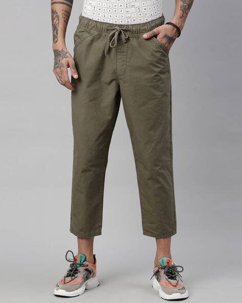 Buy Olive Trousers \u0026 Pants for Men by 