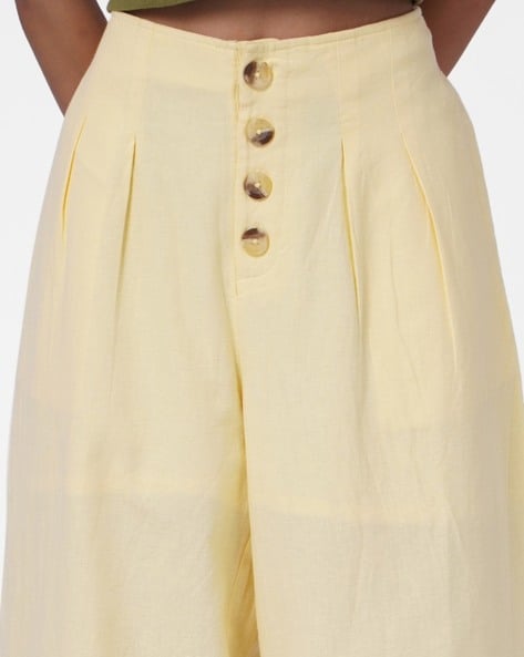 Tailored trouser | yellow | Pants Women's | Ferragamo DE